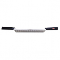 F.Dick 2 Handle Cheese Knife Kullenschiliff Black 12"