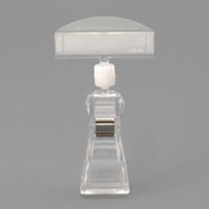 Signage Rod Clip & Display Clip 4"H x 2"W Top