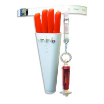 F.Dick Knife Holder For 4 Knives with Belt and Sharpener