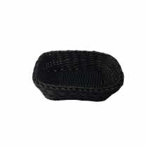 Rectangular Basket 8.13 x 10.5 x 3.13"H Black