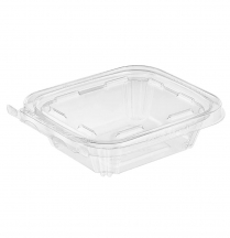 48oz Anti-fog Clear Hinged Tamper Evident Container 150/cs