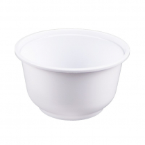 LBK 500ml (16oz) White Plastic Bowl (Fit PG/GG120LID) 600/cs