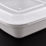 LRR 2-Comp 32oz (DT32)  White Rectangle Container 150set/cs