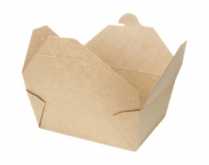 #8 45oz  kraft Togo Food Box  6.75"x5.5.x2.5"  300/cs