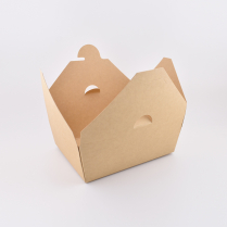 #8 45oz  kraft Togo Food Box  6.75"x5.5.x2.5"  300/cs