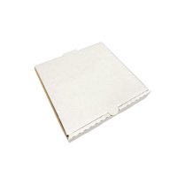 8" Pizza Box White/Brown E Flute 50/Pk