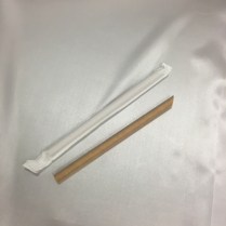 8.5" Kraft Paper Straw 12mm Indiv.Wrap 1000pcs/cs(797434)