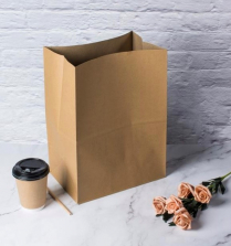 12x7x17'' Kraft Paper Bag 120GSM 250/cs