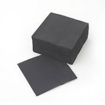 2Ply 1/4 Fold Cocktail Napkin Black 2000/cs