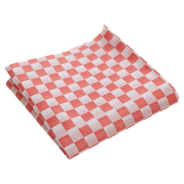 Red Checkered Wrapping Paper