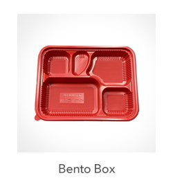 Plastic Sushi Containers: Designed to maintain the freshness and presentation of sushi and other delicate items, featuring clear lids for excellent visibility.