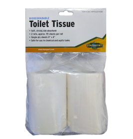 Biodegradable Toilet Tissue - 2 Rolls