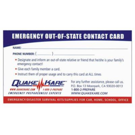 ER™ Out-of-State Contact Card