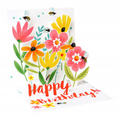 Bees And Flowers Birthday|Up With Paper