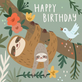 Sloth Birthday|Up With Paper