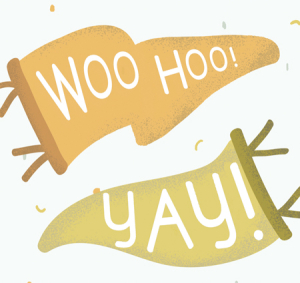 Congratulations Flags|Up With Paper