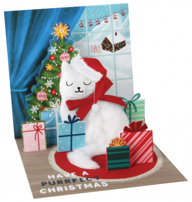 Santa Cat|Up With Paper