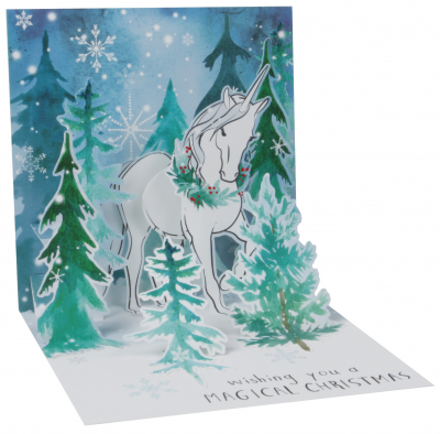 Magical Christmas Unicorn W/ Light|Up With Paper