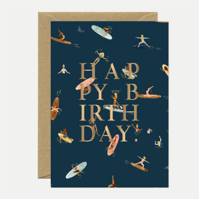 Gold Happy Bday Paddle|All The Ways To Say