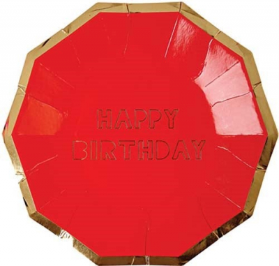 Happy Birthday Sm Plate-45-1647|Meri Meri