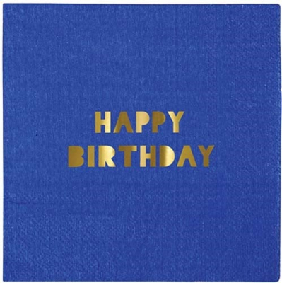 Happy Birthday Sm Napkins-45-1649|Meri Meri