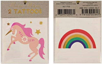 Unicorn & Rainbow Tattoos-45-1705|Meri Meri