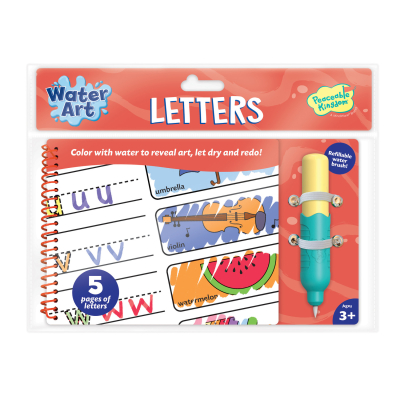 Letters Water Art Book|Peaceable Kingdom