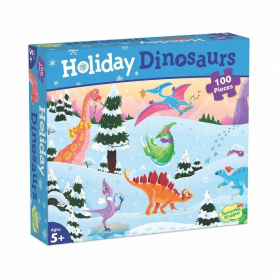 Puzzle: Holiday Dinosaurs|Peaceable Kingdom