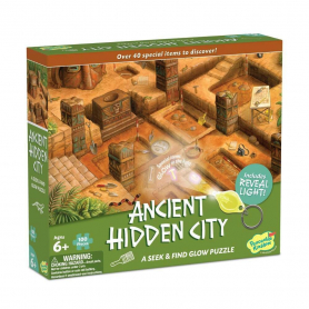Seek & Find Glow Puzzle: Hidden City|Peaceable Kingdom