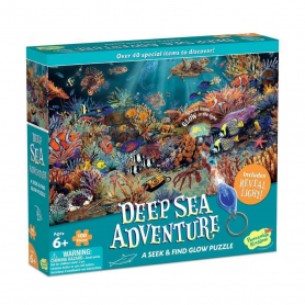 Seek & Find Glow Puzzle: Sea Adventure|Peaceable Kingdom