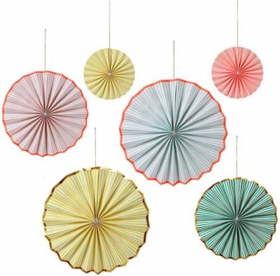 Pastel Pinwheel Decorations-45-2062|Meri Meri