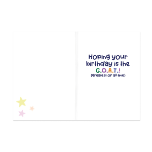 Hoping Your Birthday Is The G.O.A.T.! Card|Peaceable Kingdom