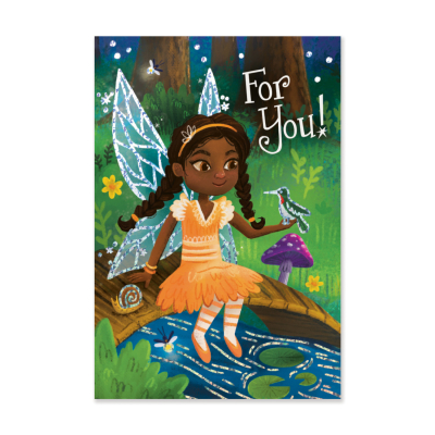 Fairy On Bridge Card|Peaceable Kingdom