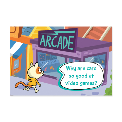 Cat Arcade Frog Card|Peaceable Kingdom