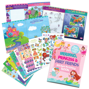 Sticker Activity Book: Mermaid, Princess & Fairy Friends