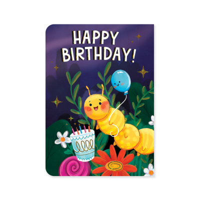 Caterpillar Tri-Fold Card|Peaceable Kingdom