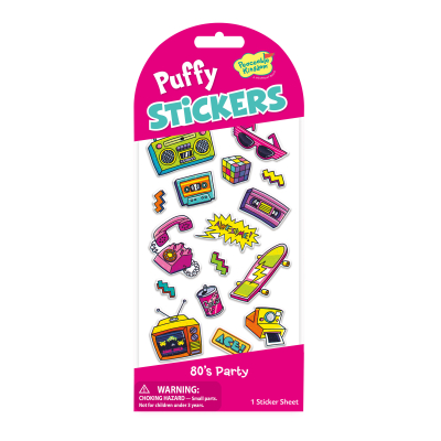 Puffy: 80'S Party Stickers|Peaceable Kingdom