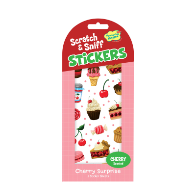Scratch & Sniff: Cherry Surprise Stickers|Peaceable Kingdom