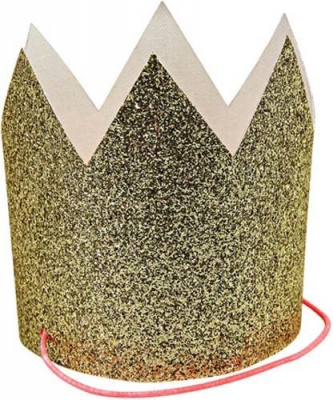 Mini Gold Glittered Crowns-45-2500|Meri Meri