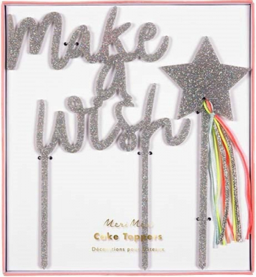 Make A Wish Acrylic Toppers-45-2838|Meri Meri