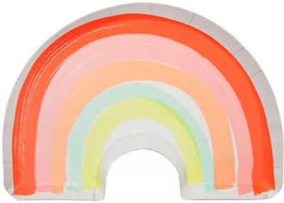 Rainbow Plate Lg S/12-45-3231|Meri Meri