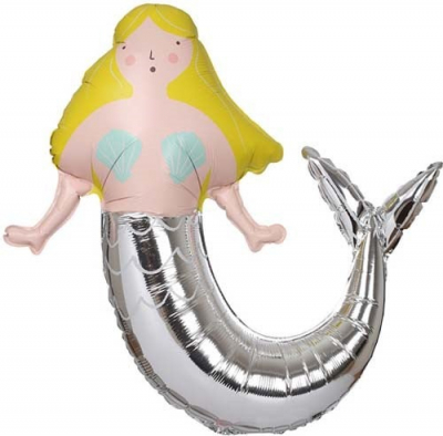 Mermaid Mylar Balloon-45-3359|Meri Meri