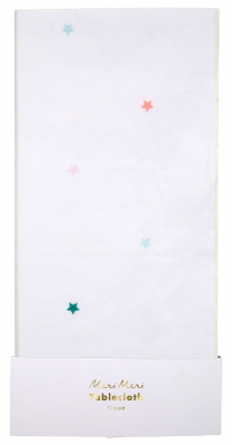 Multicoloured Stars Tablecloth-45-3441|Meri Meri