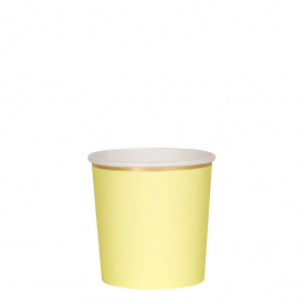 Pale Yellow Tumbler Cups-45-4027|Meri Meri