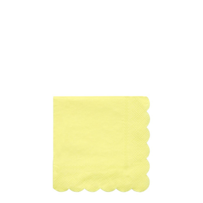 Pale Yellow Small Napkins-45-4071|Meri Meri