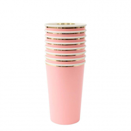 Neon Coral Highball Cups-45-4028|Meri Meri