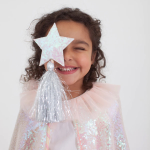 Iridescent Sequin Cape & Wand|Meri Meri