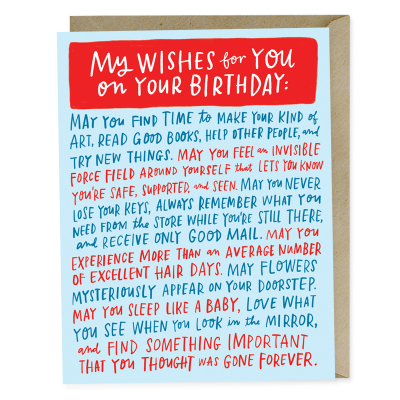 Wishes For Your Birthday|EM & Friends