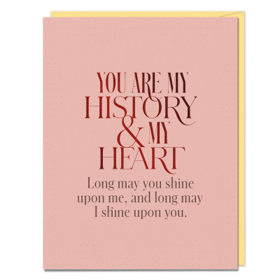 Card: EG You Are My History and My Heart|EM & Friends