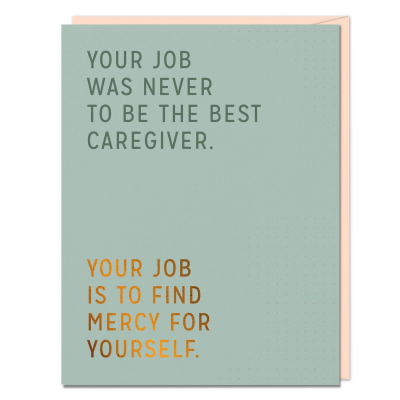 Card: EG Best Caregiver|EM & Friends